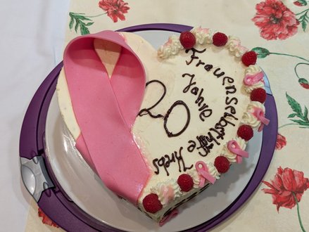 Torte 20 Jahre Selbsthilfegruppe