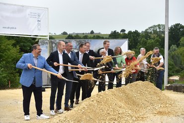 Spatenstich Gruppenbild
