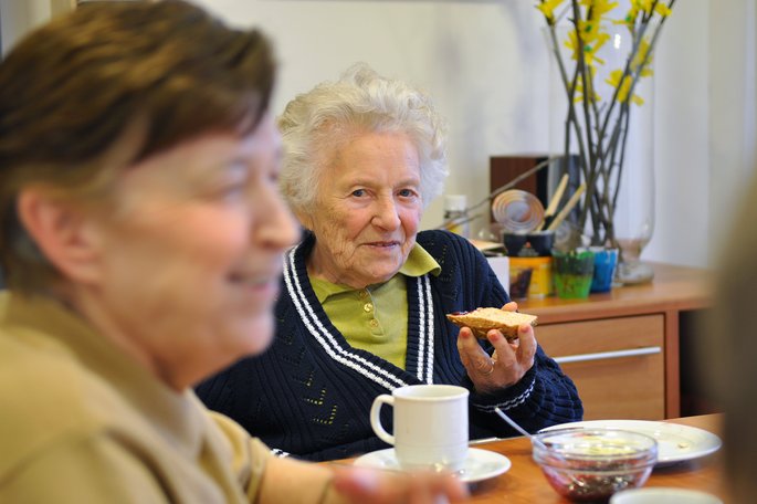 Gemeinsames Kaffeetrinken