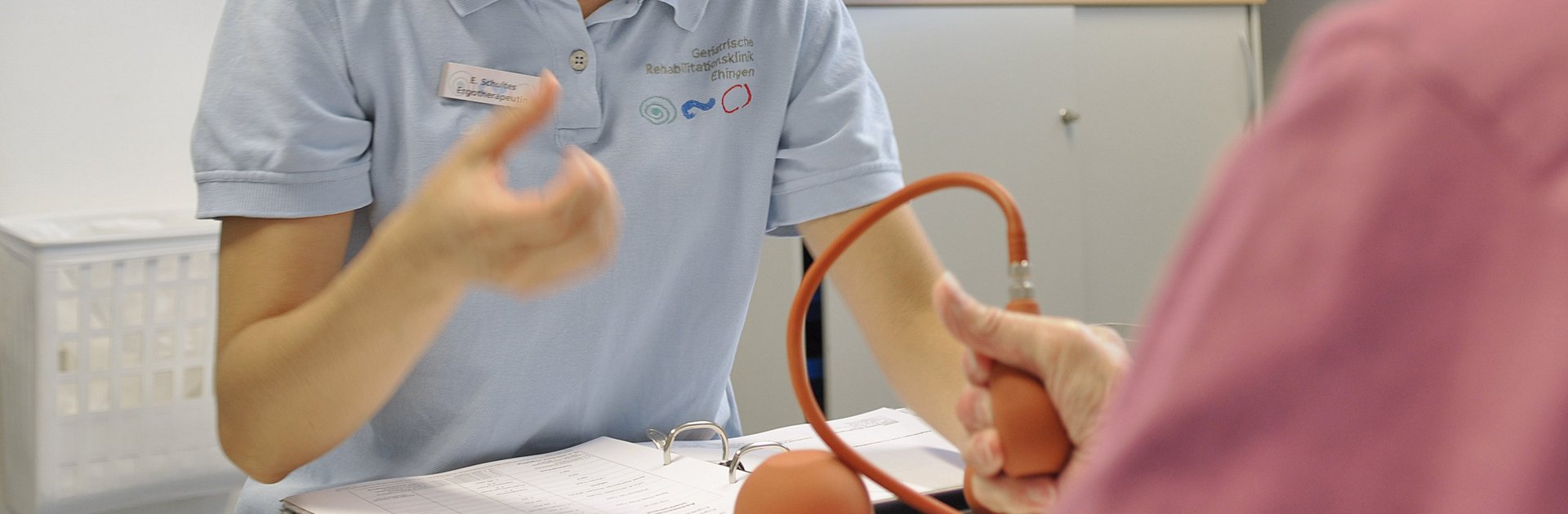 Bei der Ergotherapie