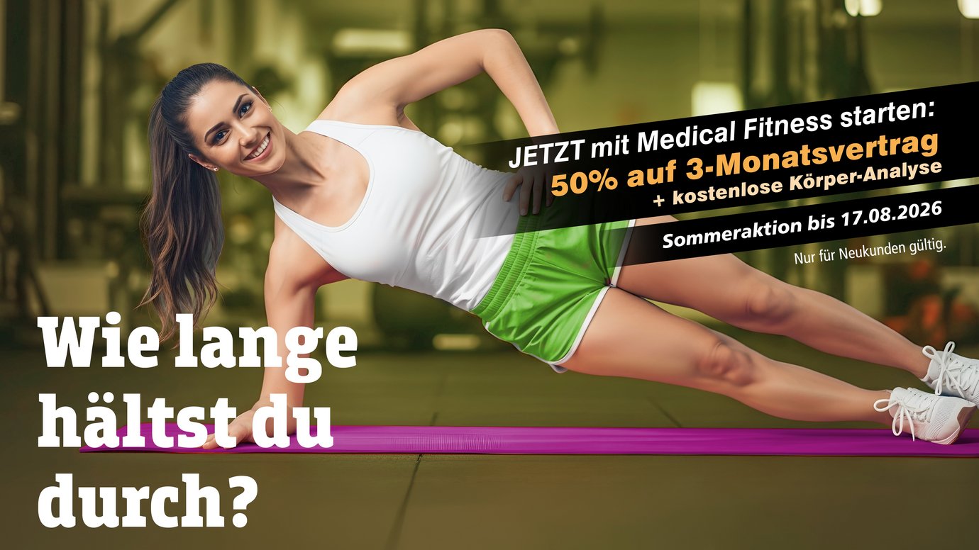Wie lange hälst du durch? Side Plank Übung.