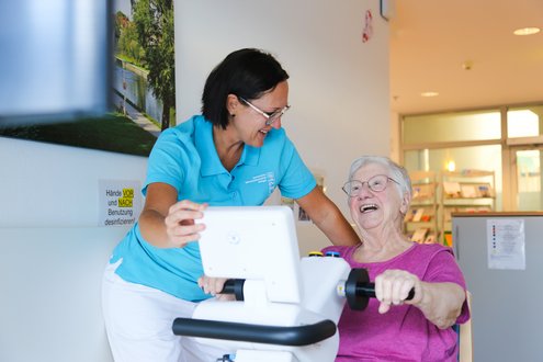 Therapeutin und Patientin